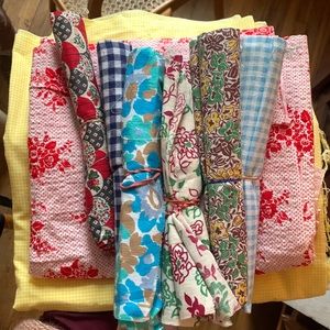 Lot of vintage fabrics